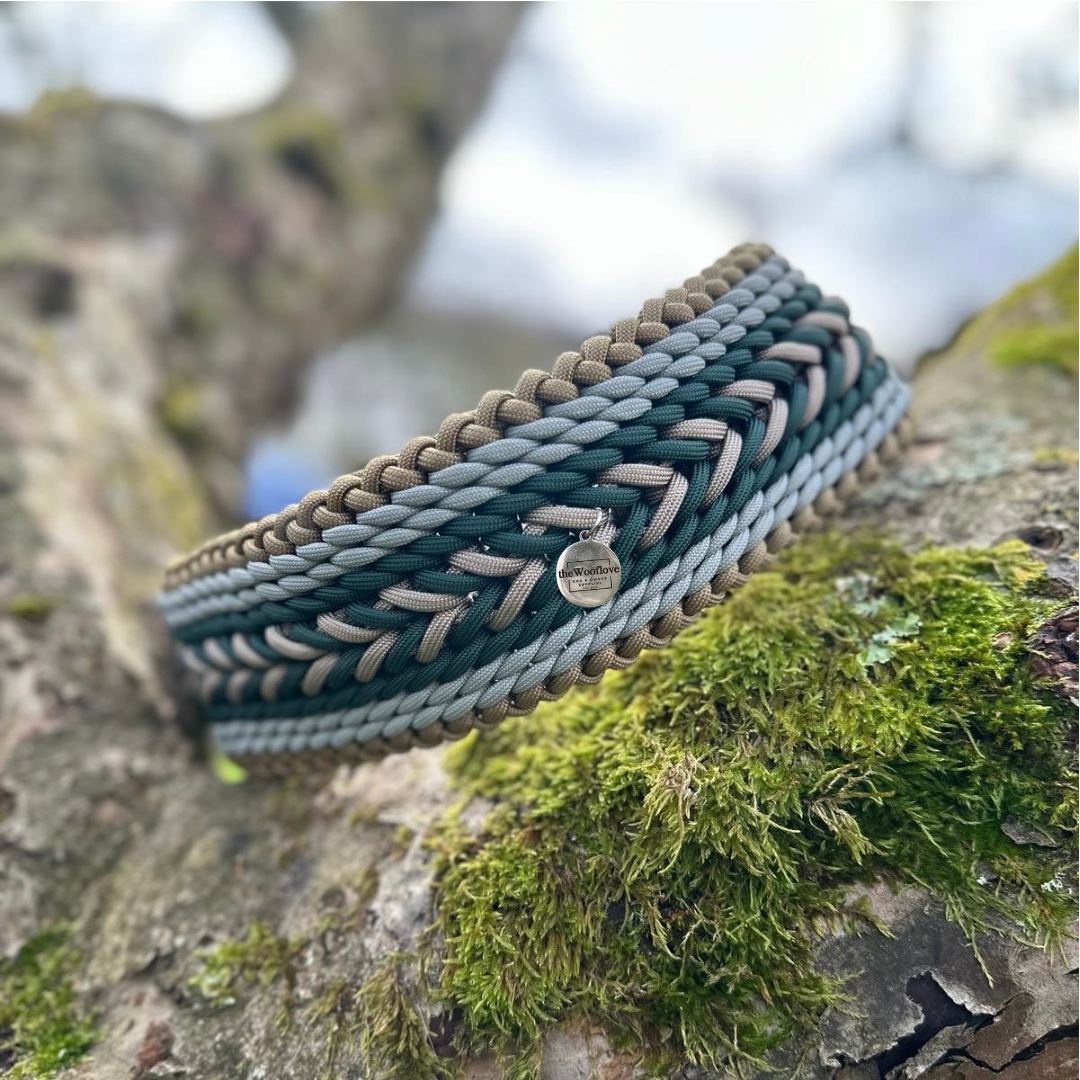 XXL-Paracordhalsband Forest (Sofortkauf)