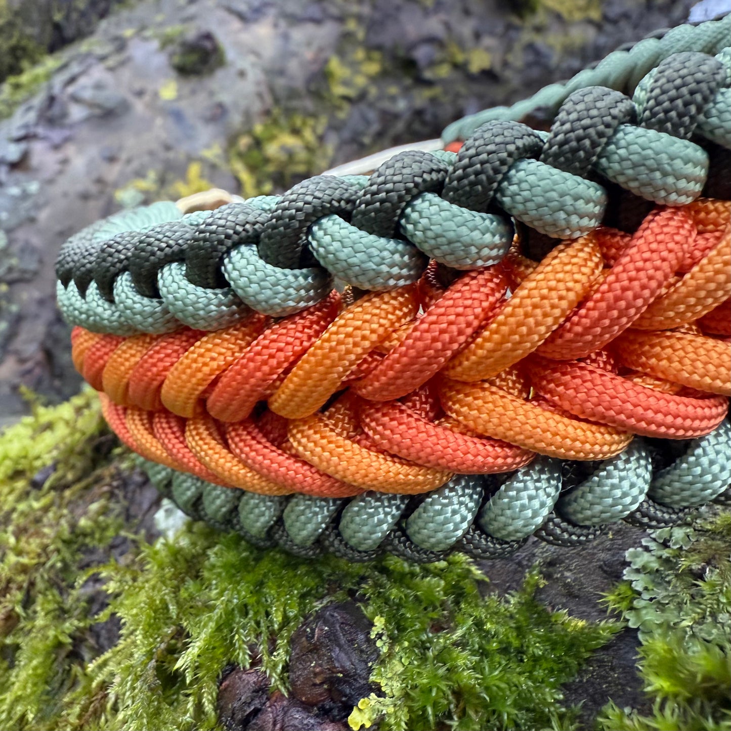 Paracordhalsband Pumpkin (Sofortkauf)