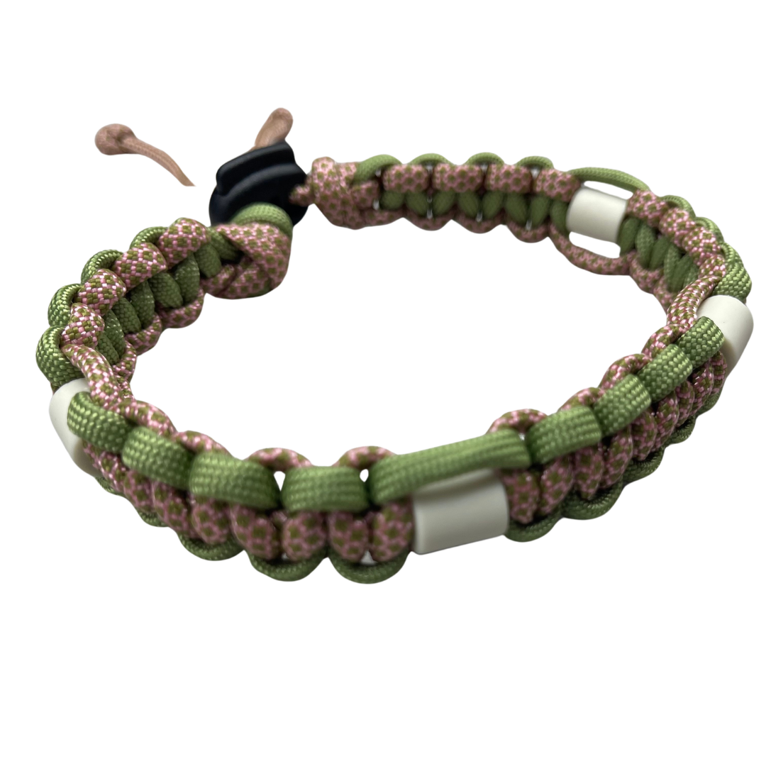 EM-Halsband Rosa/Green
