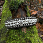 Paracordhalsband Coffee