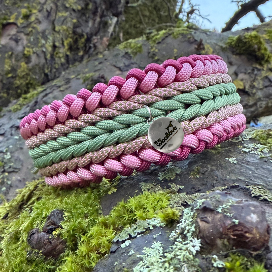 Paracordhalsband Watermelon Twistet