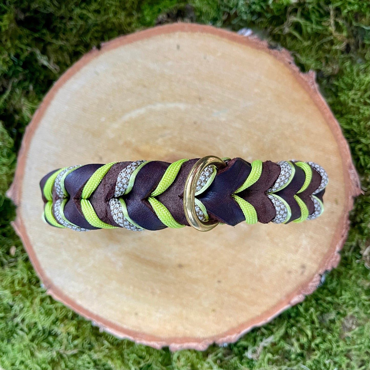 Fettlederhalsband HSK