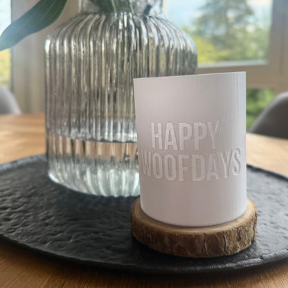 Windlicht "HAPPY WOOFDAYS"