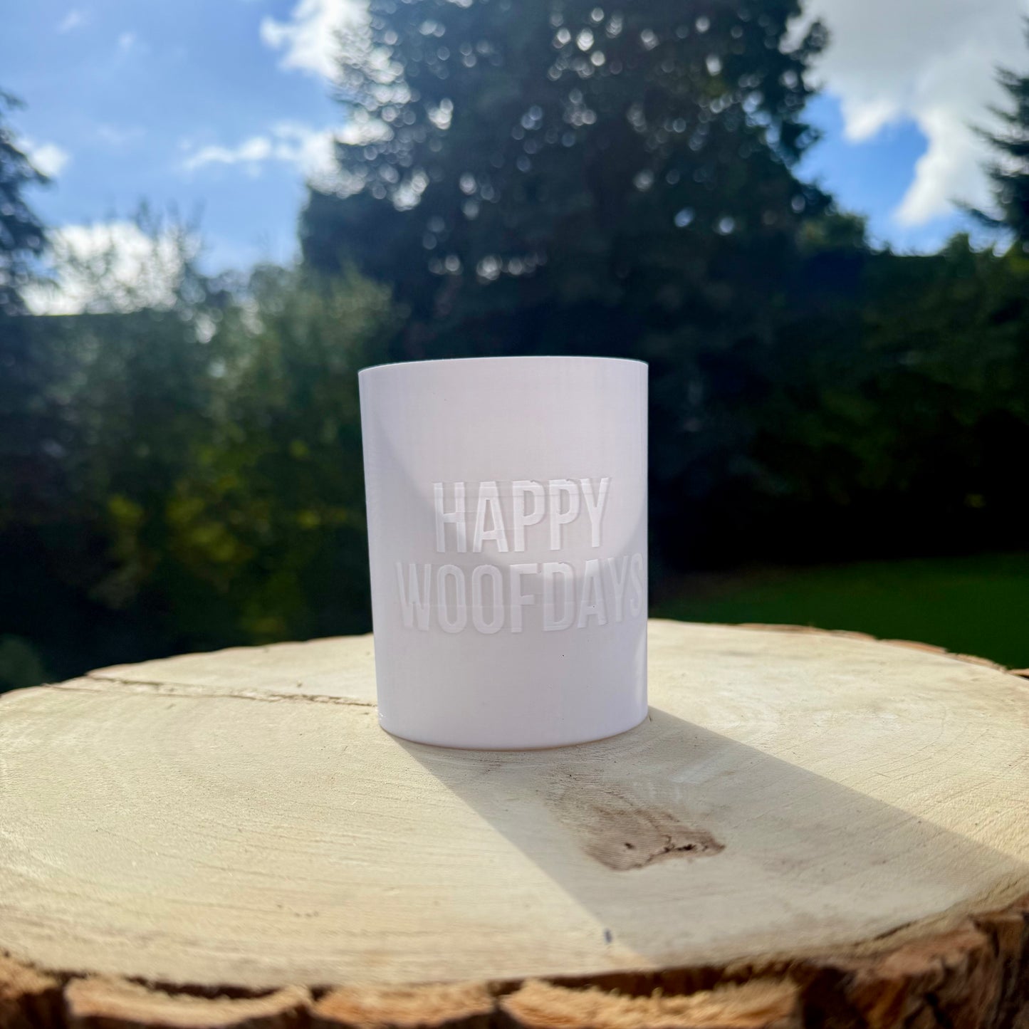 Windlicht "HAPPY WOOFDAYS"