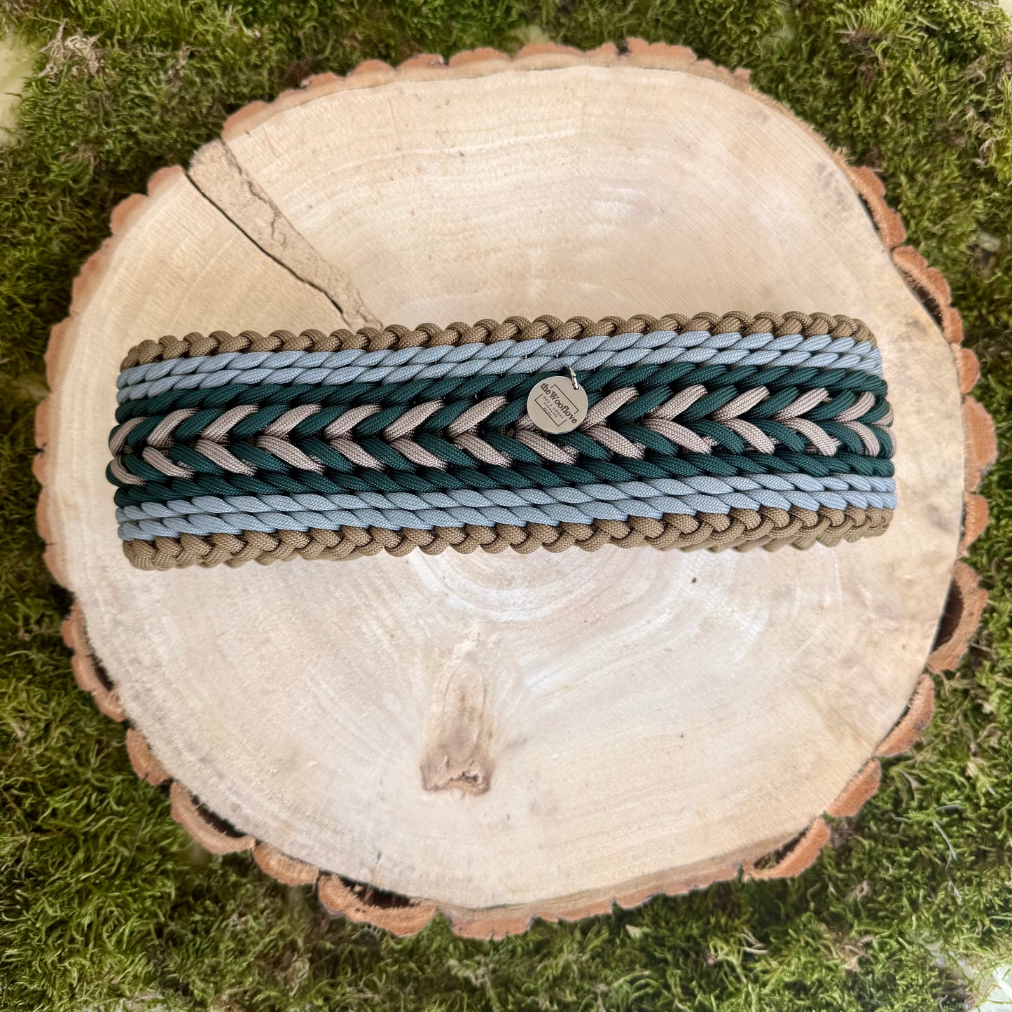 XXL-Paracordhalsband Forest