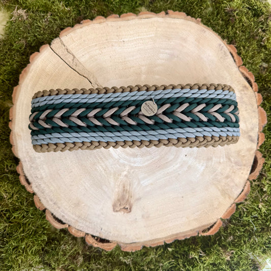 XXL-Paracordhalsband Forest