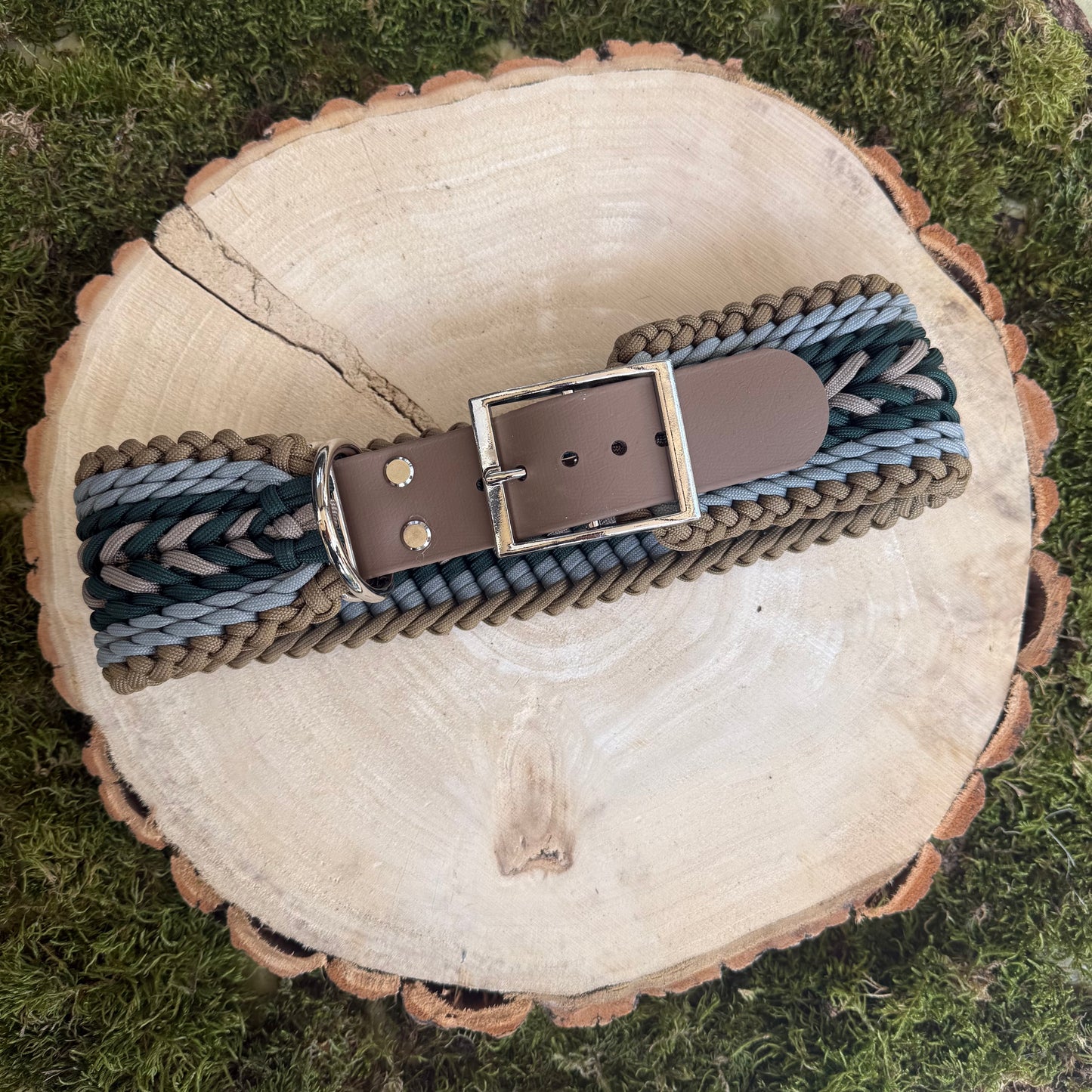 XXL-Paracordhalsband Forest