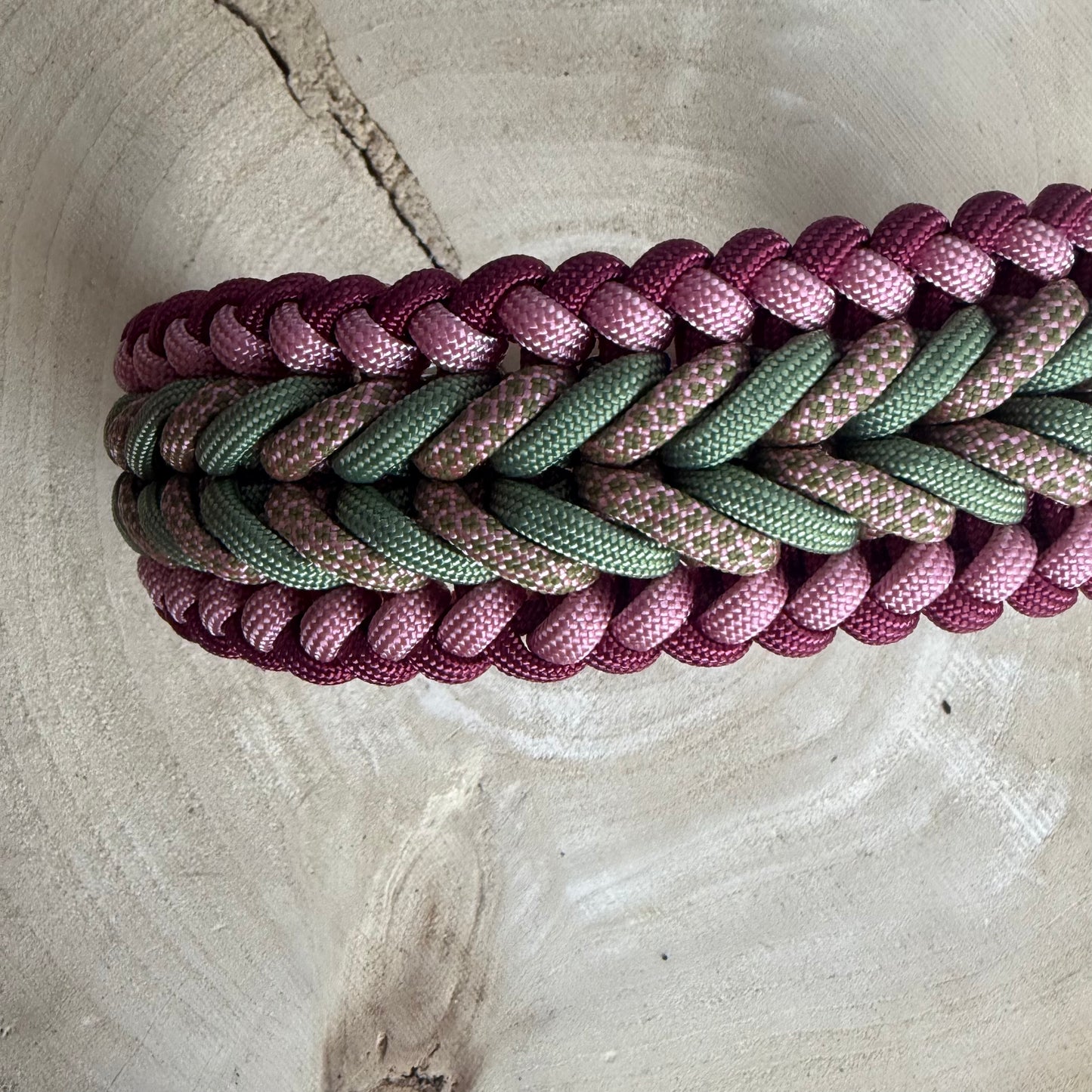 Paracordhalsband Watermelon