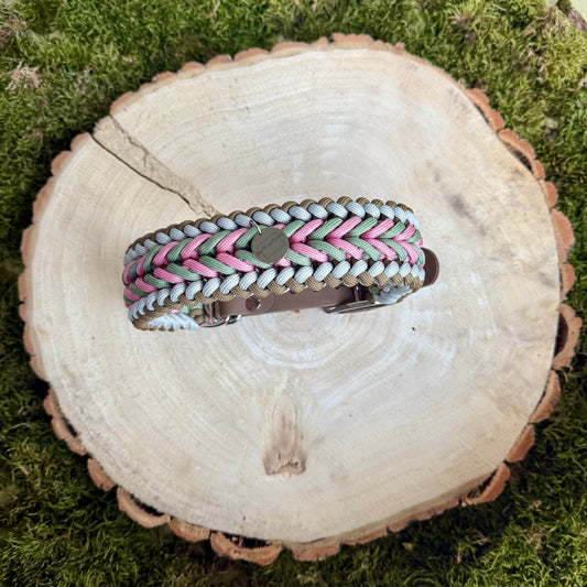 Paracordhalsband Snowy