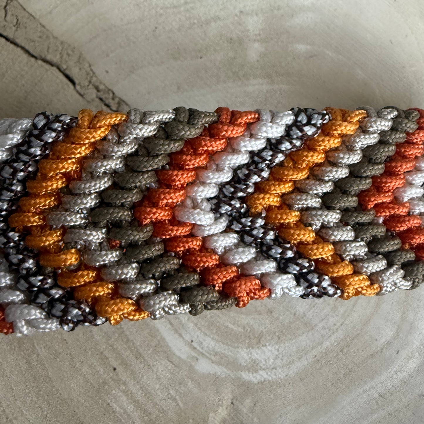 Paracordhalsband Indigo