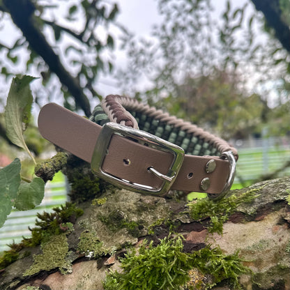 Paracordhalsband Camouflage