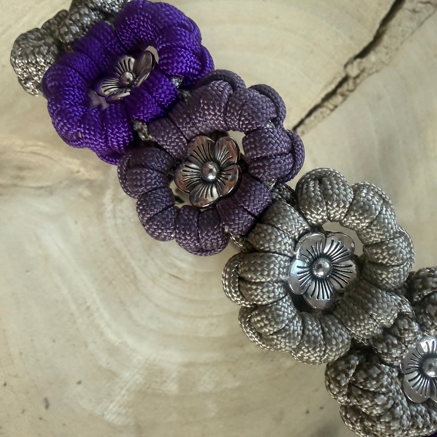 Paracordhalsband Korbach Flower