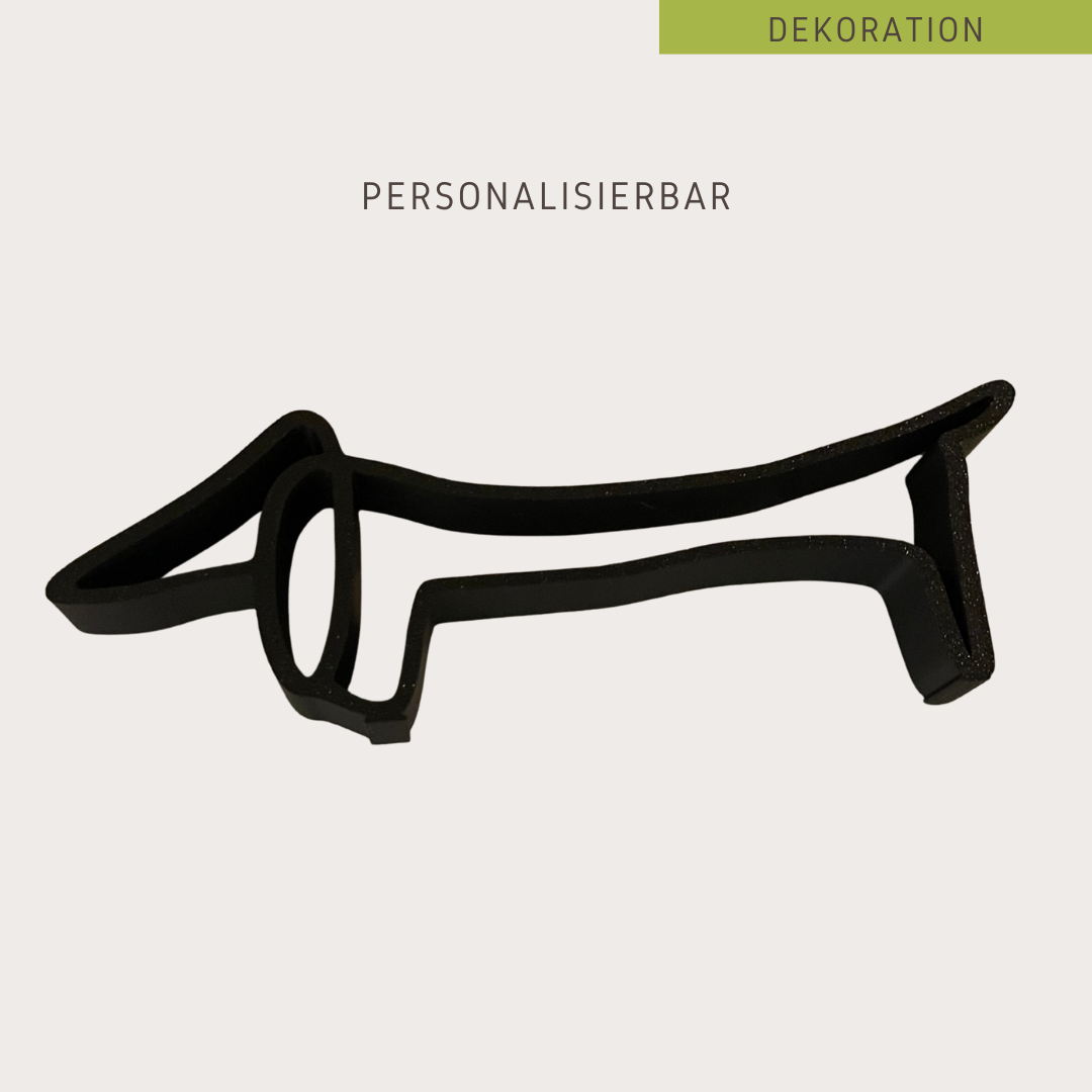 Personalisierbarer Dackel