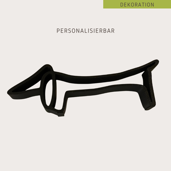 Personalisierbarer Dackel