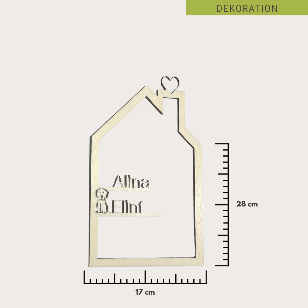 Personalisiertes Haus