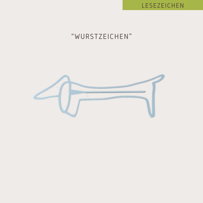 Lesezeichen "Wurst"