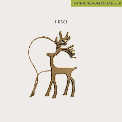 Hirsch Tannenbaumanhänger